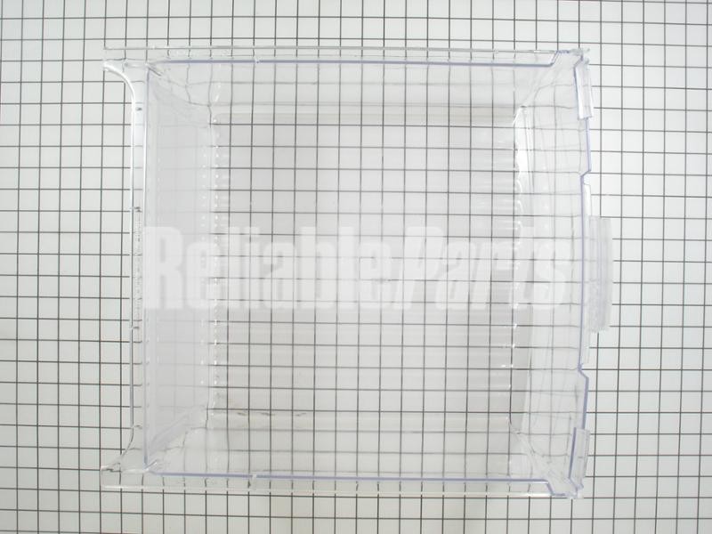 OEM Genuine Part 1 of WR32X10834 - REFRIGERATOR VEGETABLE PAN - CLEAR - Image 4
